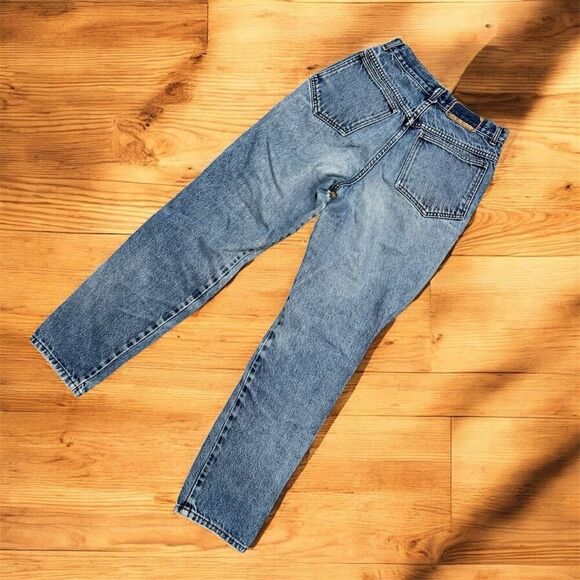 Vintage Calvin Klein Slim Straight Jeans Mom 27”Tapered High Rise - Picture 3 of 11
